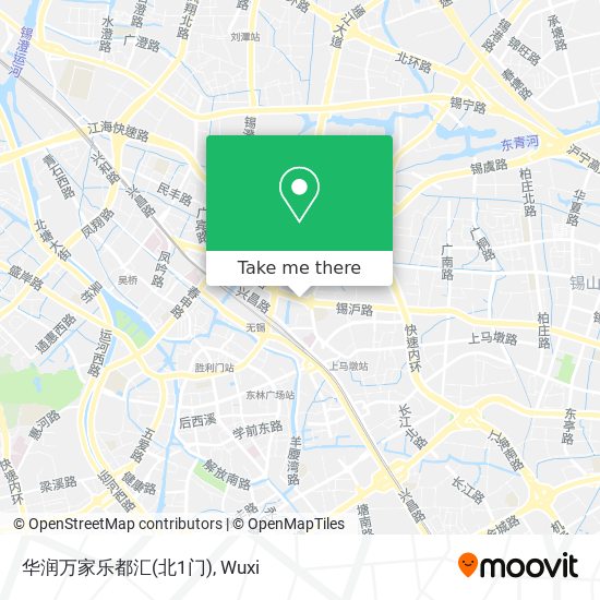 华润万家乐都汇(北1门) map