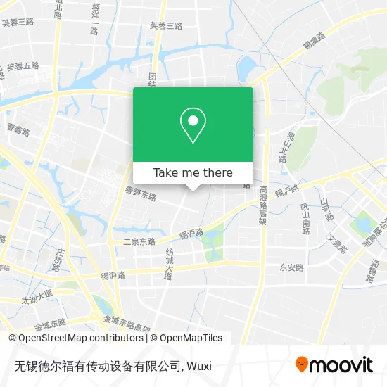 无锡德尔福有传动设备有限公司 map
