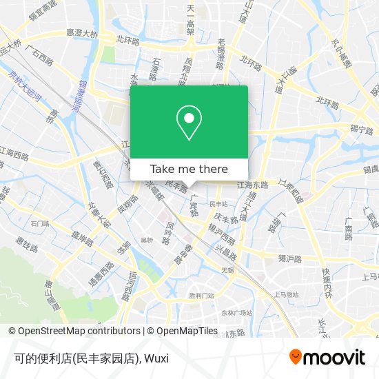 可的便利店(民丰家园店) map