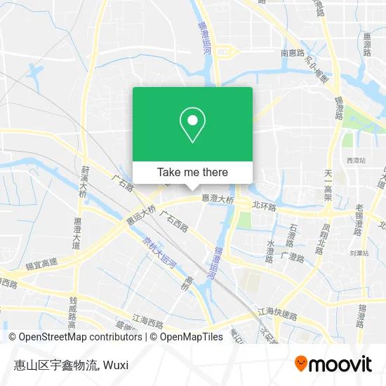 惠山区宇鑫物流 map