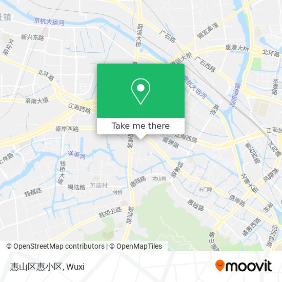 惠山区惠小区 map