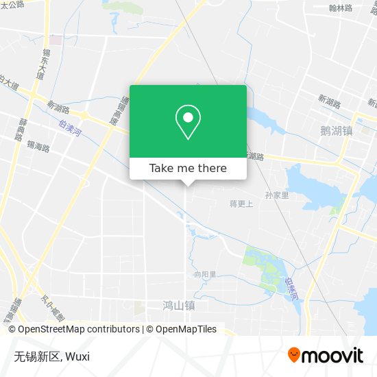 无锡新区 map