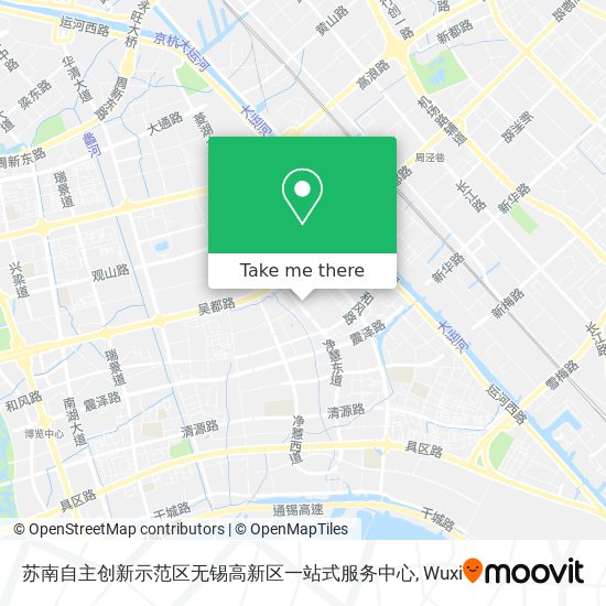 苏南自主创新示范区无锡高新区一站式服务中心 map