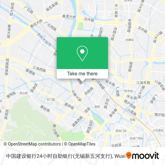 中国建设银行24小时自助银行(无锡新五河支行) map
