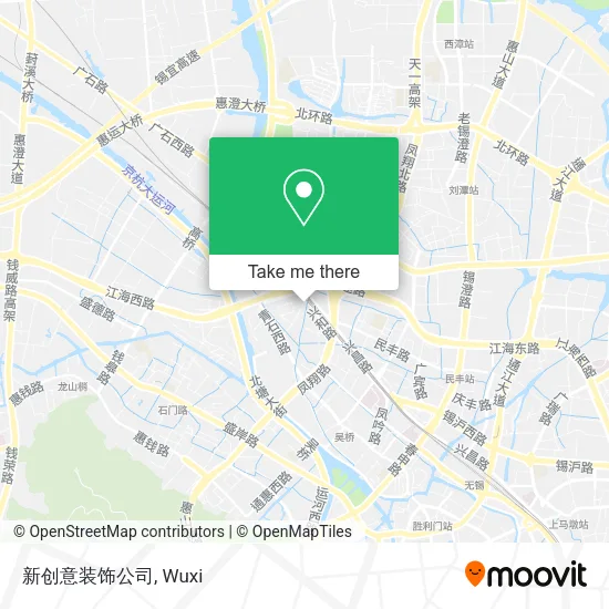 新创意装饰公司 map
