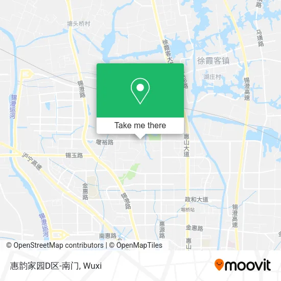 惠韵家园D区-南门 map