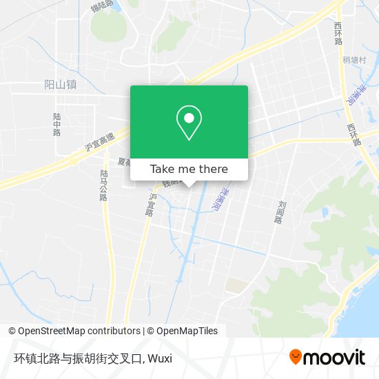 环镇北路与振胡街交叉口 map