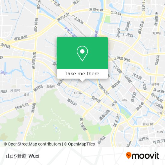 山北街道 map