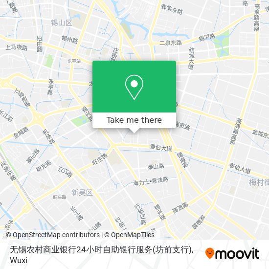 无锡农村商业银行24小时自助银行服务(坊前支行) map