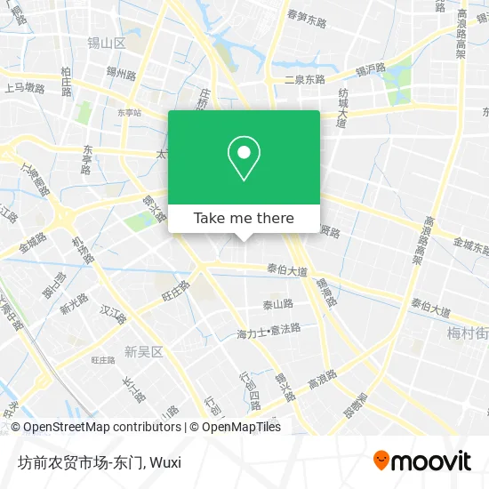 坊前农贸市场-东门 map