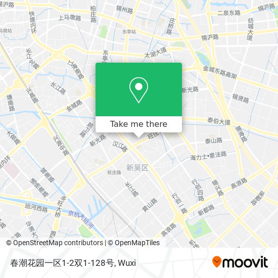 春潮花园一区1-2双1-128号 map