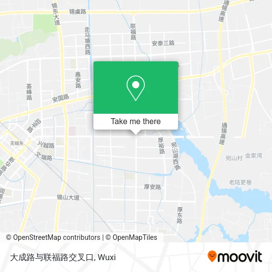 大成路与联福路交叉口 map