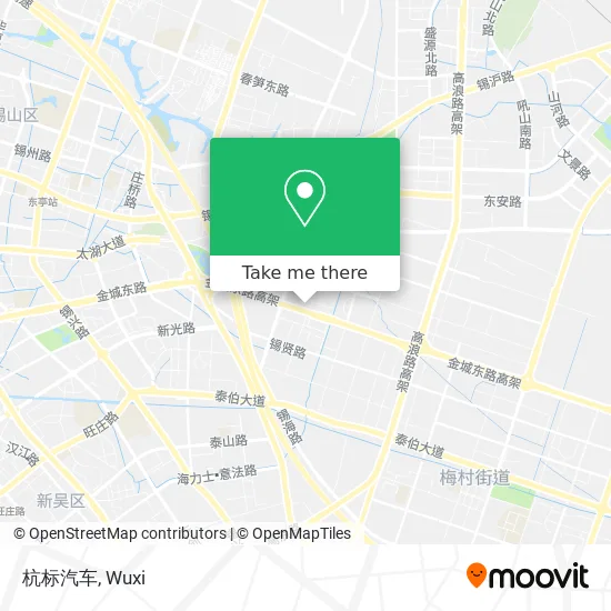 杭标汽车 map