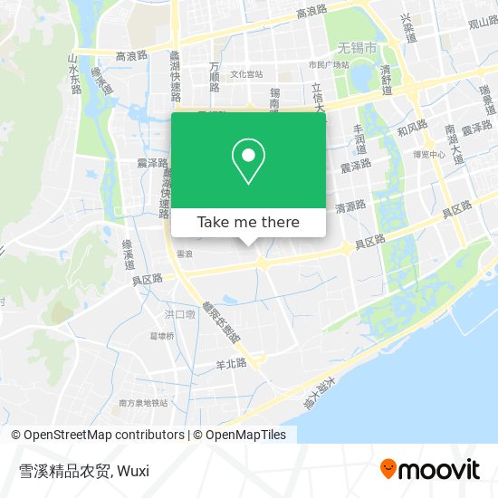 雪溪精品农贸 map