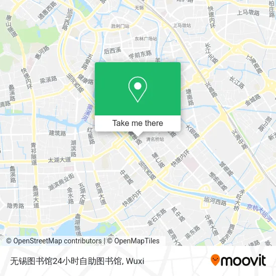 无锡图书馆24小时自助图书馆 map