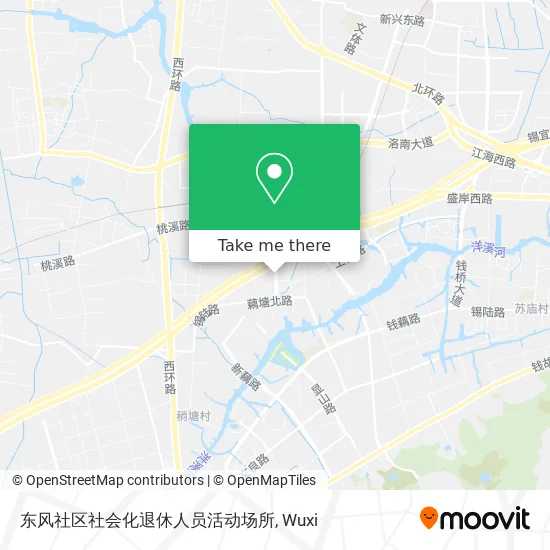 东风社区社会化退休人员活动场所 map