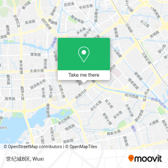 世纪城B区 map