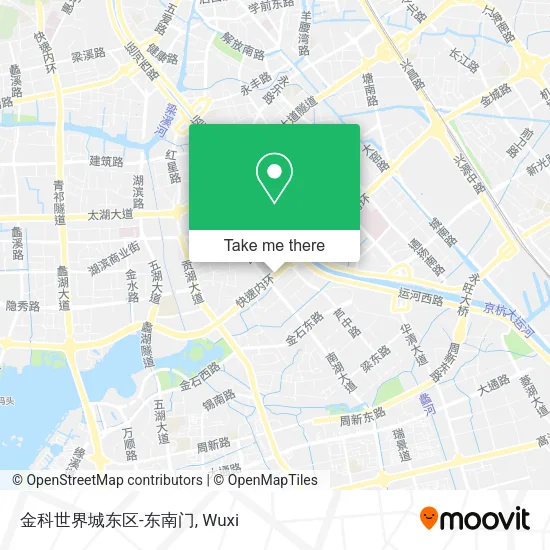 金科世界城东区-东南门 map