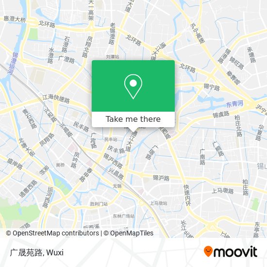 广晟苑路 map