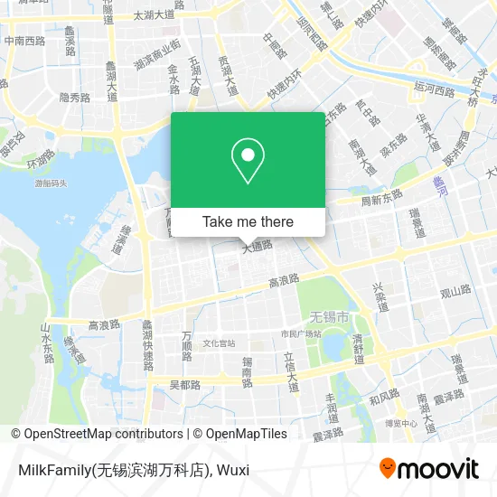 MilkFamily(无锡滨湖万科店) map