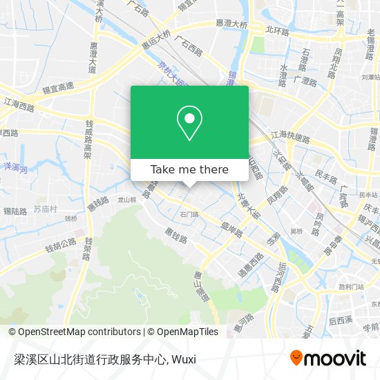 梁溪区山北街道行政服务中心 map
