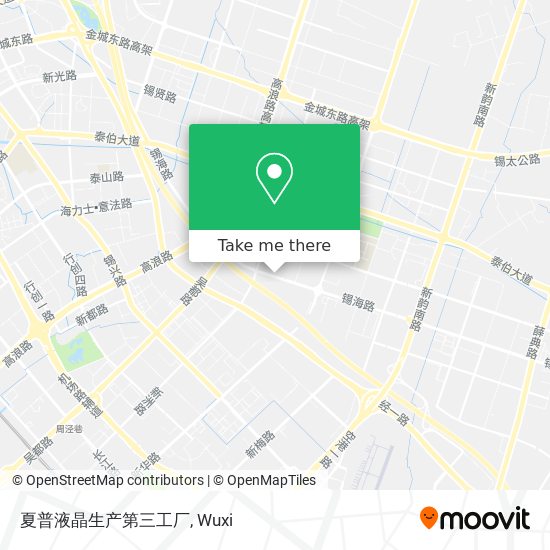 夏普液晶生产第三工厂 map