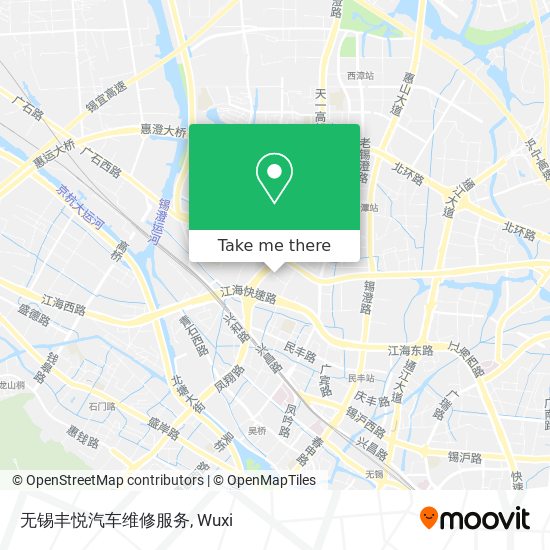 无锡丰悦汽车维修服务 map