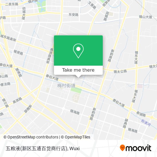 五粮液(新区五通百货商行店) map