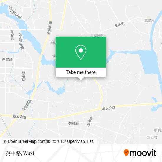 荡中路 map