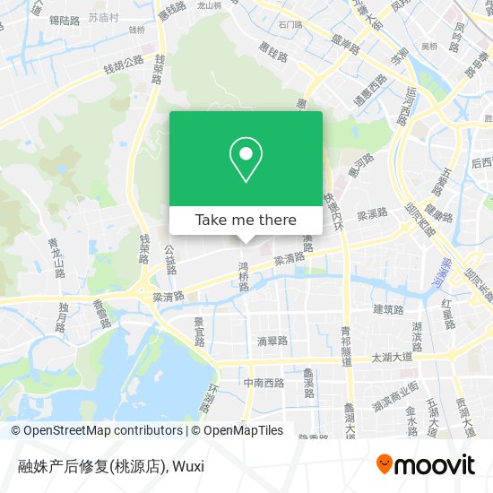 融姝产后修复(桃源店) map