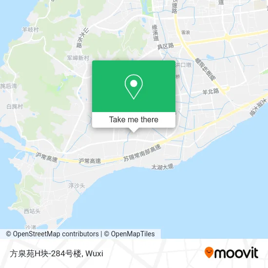 方泉苑H块-284号楼 map