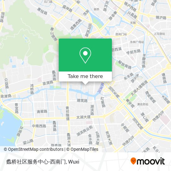 蠡桥社区服务中心-西南门 map