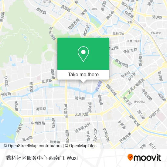 蠡桥社区服务中心-西南门 map