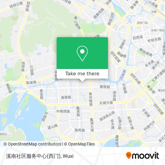 溪南社区服务中心(西门) map