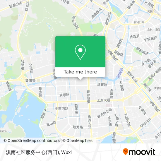 溪南社区服务中心(西门) map