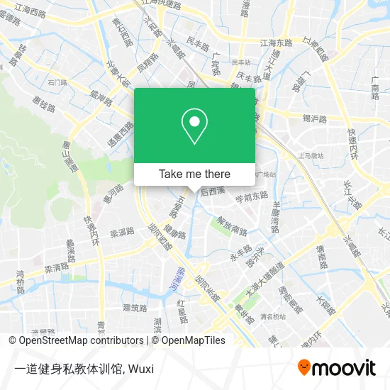 一道健身私教体训馆 map