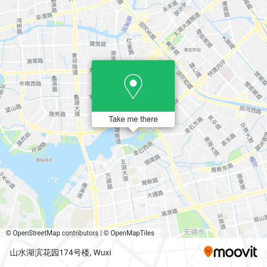 山水湖滨花园174号楼 map