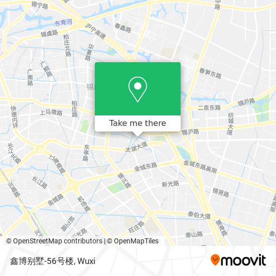 鑫博别墅-56号楼 map