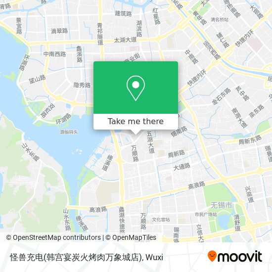 怪兽充电(韩宫宴炭火烤肉万象城店) map