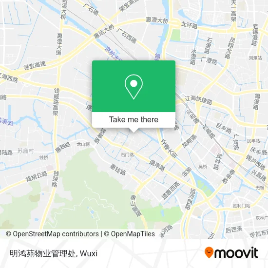 明鸿苑物业管理处 map