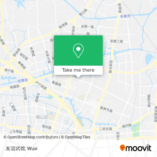 友谊武馆 map