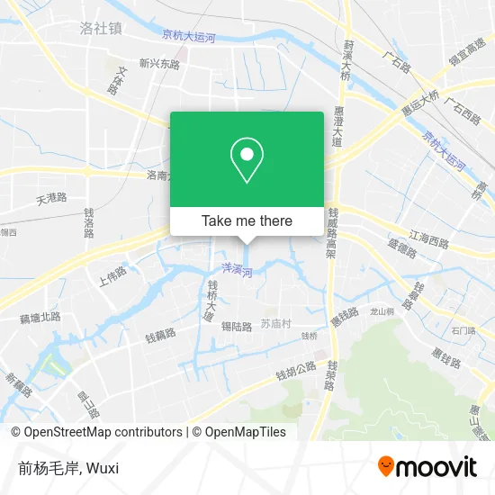 前杨毛岸 map
