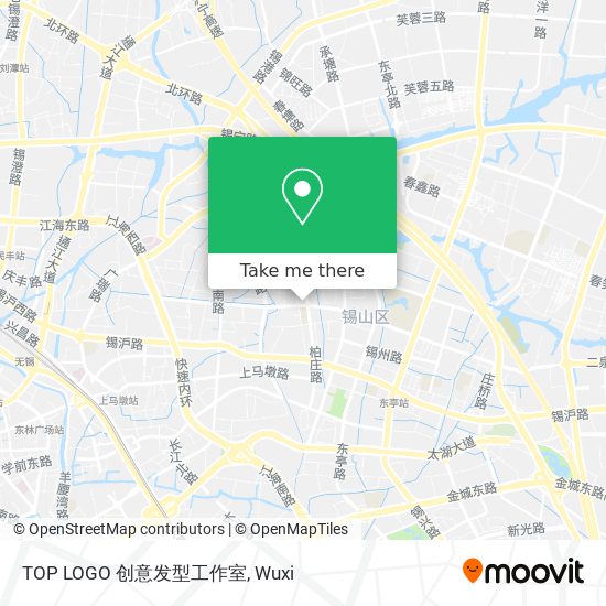 TOP LOGO 创意发型工作室 map