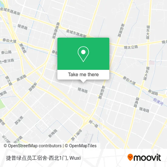 捷普绿点员工宿舍-西北1门 map