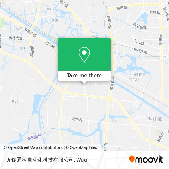 无锡通科自动化科技有限公司 map