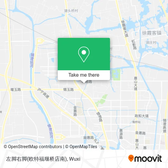左脚右脚(欧特福堰桥店南) map