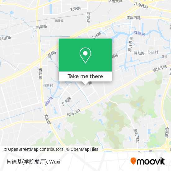 肯德基(学院餐厅) map