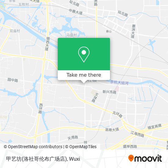 甲艺坊(洛社哥伦布广场店) map