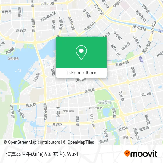 清真高原牛肉面(周新苑店) map