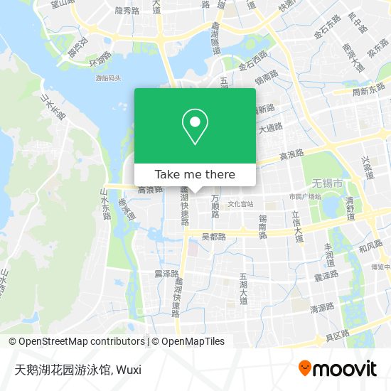 天鹅湖花园游泳馆 map